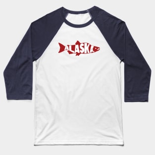 Alaska Salmon Baseball T-Shirt